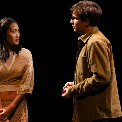 OUT OF TIME: Actor and actress in conversation, tense expressions